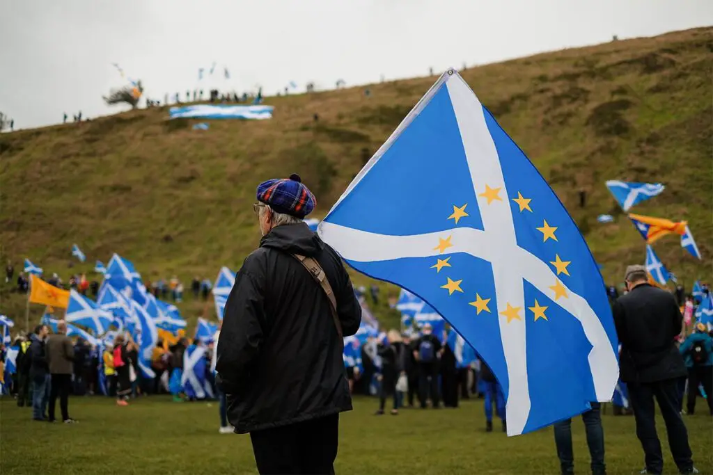 Saint Andrew's Day Saltire Taalhulp Engels