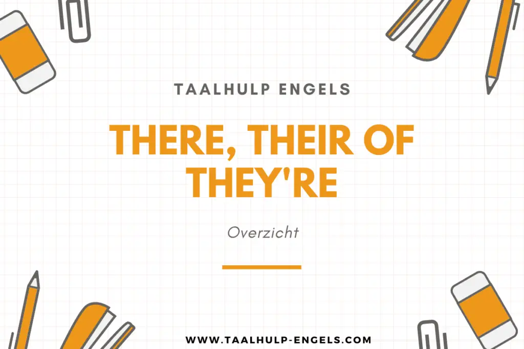 There of their Taalhulp Engels