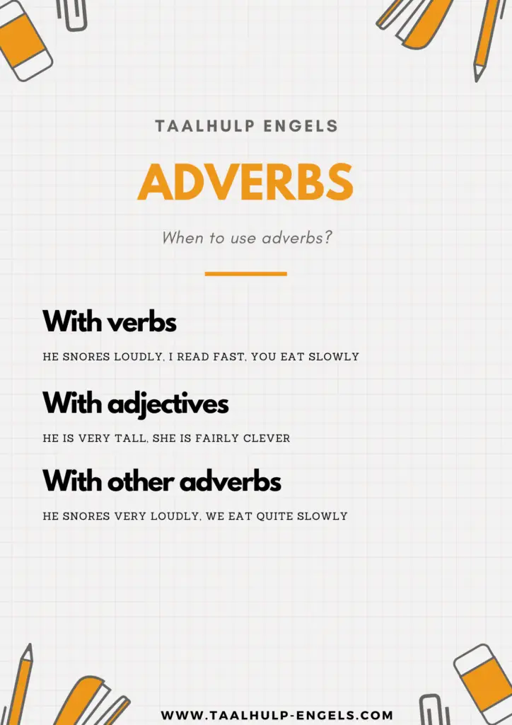 Adjectives Taalhulp Engels