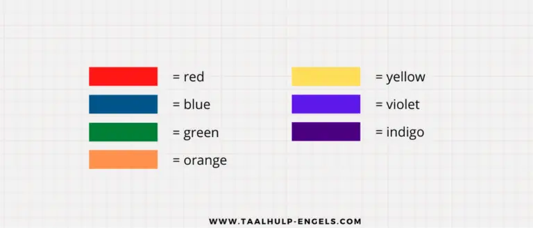 Kleuren in het Engels – Taalhulp Engels