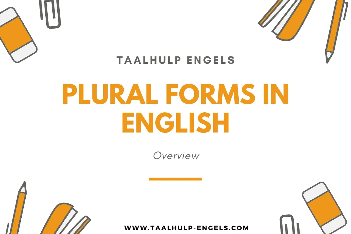 Plural Forms in English Taalhulp Engels